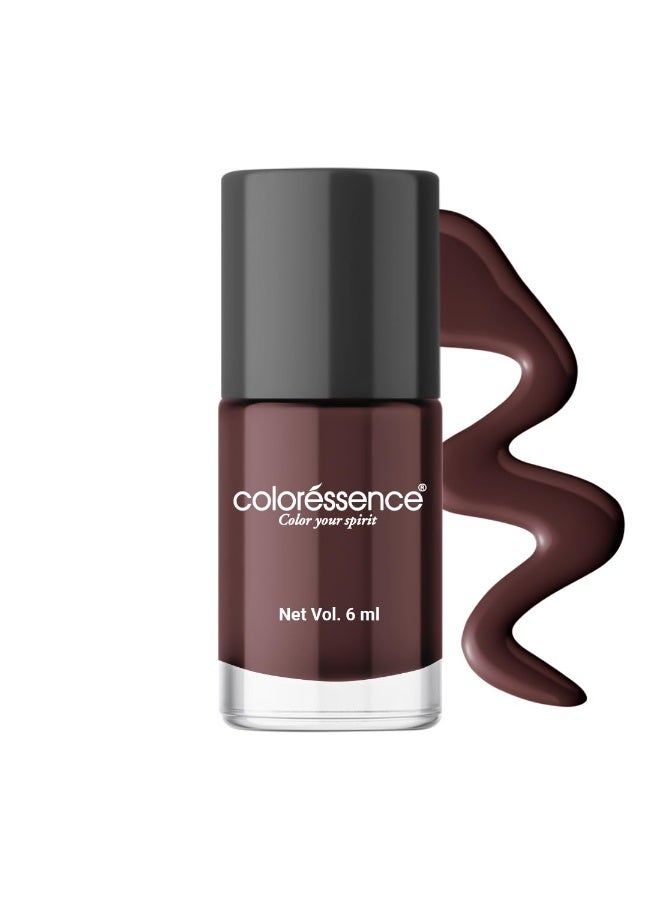 Coloressence Cute Coats Long Lasting Glossy Finish Nail Paint | Chip Resistant | Quick Dry | One Swipe Application | -6ml - Image 1